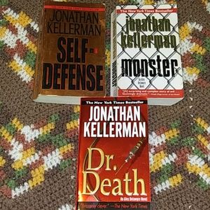3 John Kellerman paperback murder mystery books